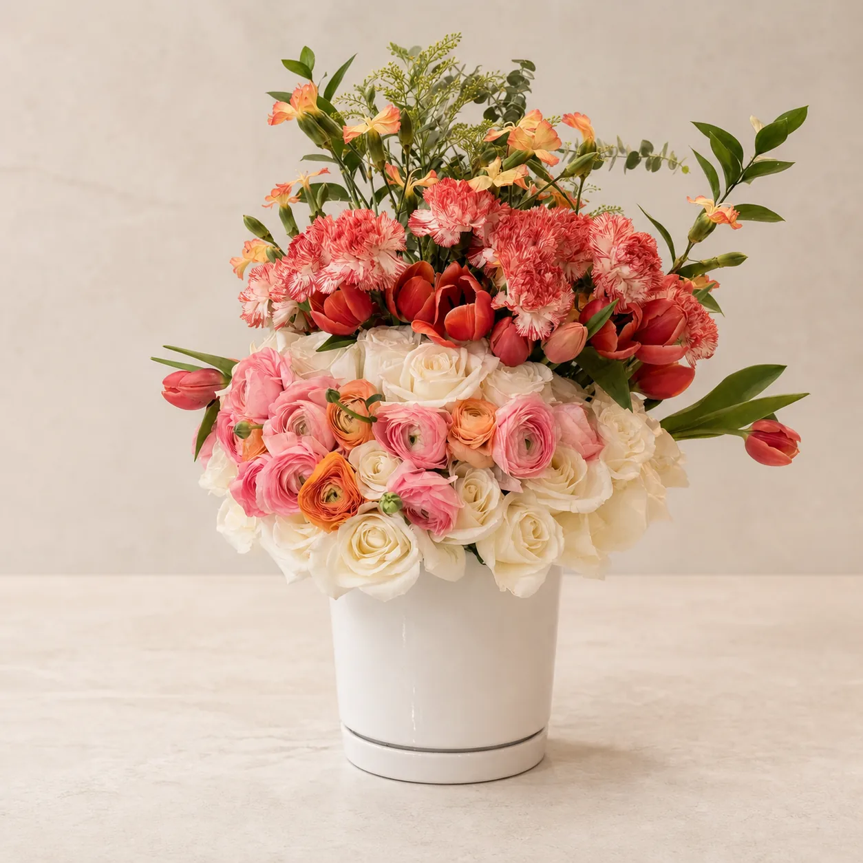 Large spring floral arrangement